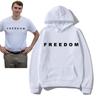 Hanorace cu imprimeu Charlie Kirk Freedom Letter Fashion Unisex Streetwear Mânecă Lungă Casual Largi Hanorace pentru Bărbați/Femei Pulovere