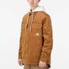 New Balance Puffer Jackets Men's Khaki Hooded Moderate Patchwork Puffer Jacket AMJ21352-INC