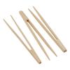 3 Pieces Bamboo Tweezers, Anti-Static Tweezers, Sharp Wooden Tweezers for Gold Leaf, Chips, Quartz, Arts, DIY Crafts
