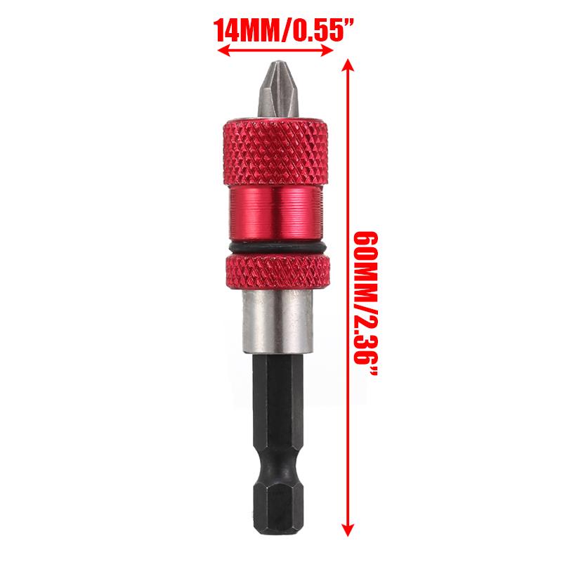 Buy Dagu Adjustable 1/4'' Hex Screw Depth Bit Holder Driver Magnetic ...