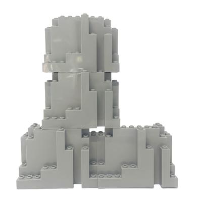 4pcs Mountains Hills Building Blocks DIY Toys MOC Accessories Basic Components Wild Parks Construction Model Bricks