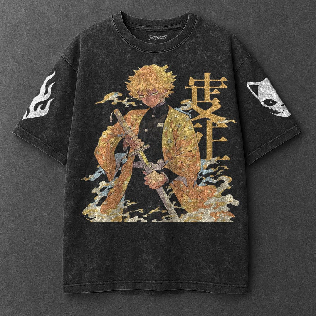 

Demon Slayer T Shirt Washed Oversized Men Women Casual Cotton Clothing Summer Short Sleeve Casual Loose Tees Female Male Clothing Comfortable Tops XXXL