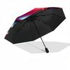 1pc Heart Splash Decor Automatic Folding Umbrella - Portable Collapsible Design, 8-Rib Iron Frame, Durable Fabric Yy251125057