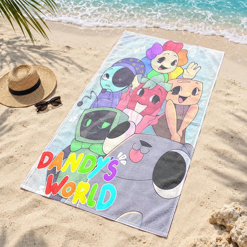 Dandys world Microfiber Beach Towel Quick Dry Sand Free Lightweight Beach Towels for Travel Swimming Camping