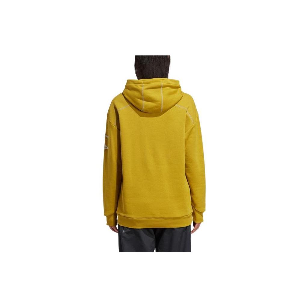 Adidas Terrex X And Wander Co-Branded Graphic Print Hoodie With Long Sleeves Men Hoodie Olive-Green HN6936