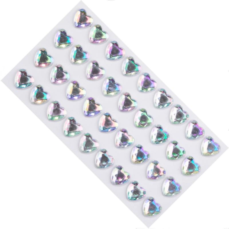 12MM36 Acrylic Love Drill Stick Korean Girl Heart the Same Model Mobile Phone Case Ledger Sticker