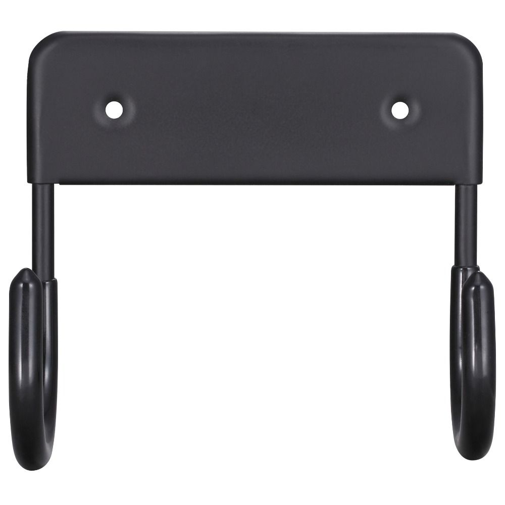Space Saving Iron Board Wall Mount Dual Hooks Iron Board Holder  Laundry Room Storage