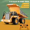 Rc Truck Children Alloy Remote Control Car Toys for Boys Radio Control Excavator Dump Truck Bulldozer Electric Car Gifts with Lighting Sound Effects