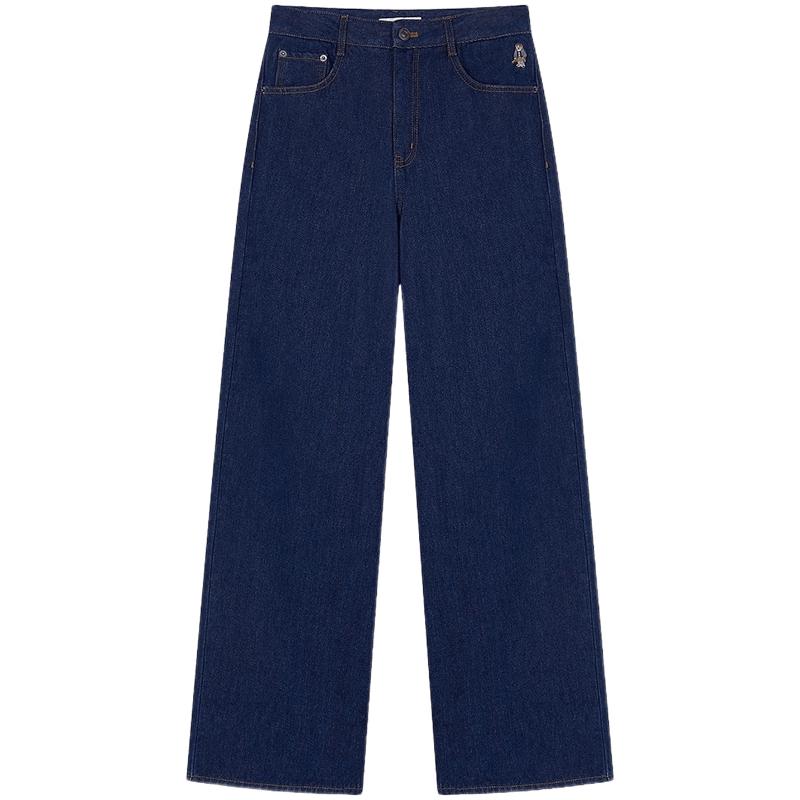 

Teenie Weenie Bear Women s Loose Wide-Leg Jeans L