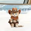 Cute Cartoon Acrylic Cat Pendant For Car Interior Decoration Stylish Accessories