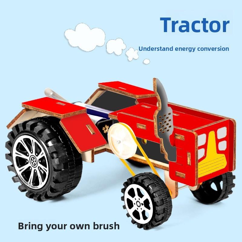Science Experiment Diy Tractor Kit With Electric For Kids Educational Stem Activities