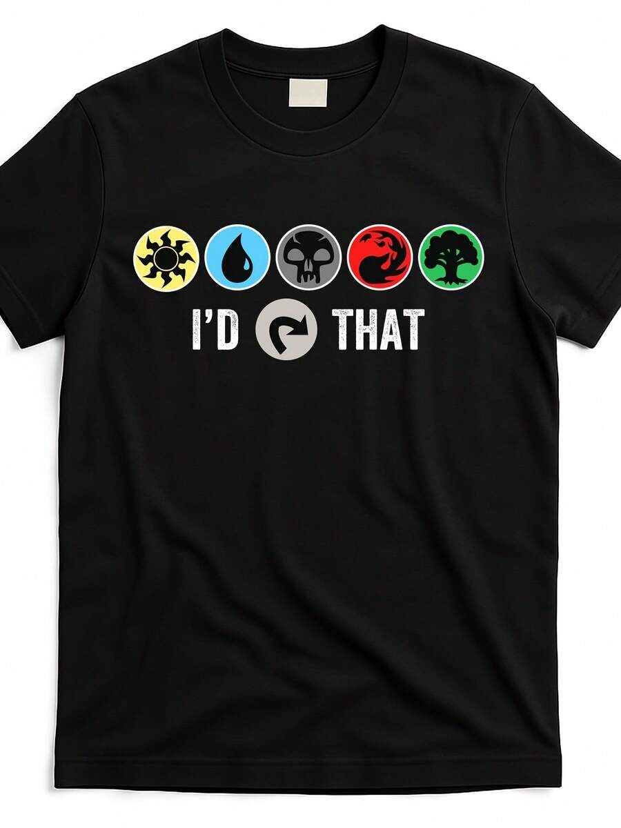 Unisex s T-Shirt - Gathering Magic Guild Graphic Tee With  I D THAT  Text XXL