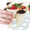 100 Stück Dessertkegel in Lebensmittelqualität, Einweg, auslaufsicher, hitzebeständig, BPA-frei, Charcuterie-Kegel, kleine Dessertkegel, Küchenbedarf