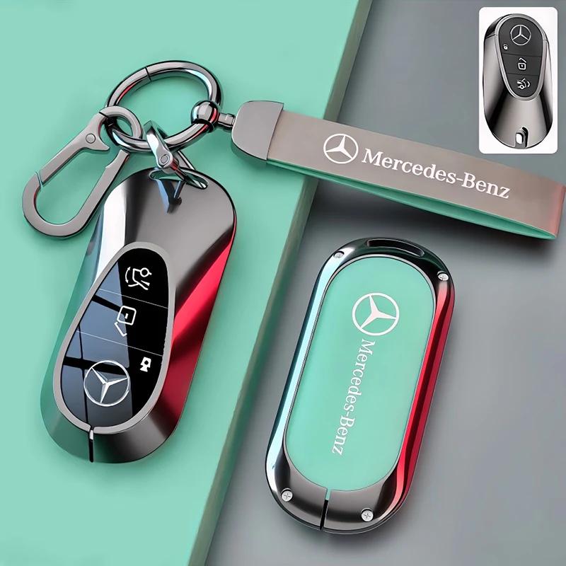 OFK3   Car Zinc Alloy Key Case Bag Metal Key Shell For Mercedes-Benz A B C E G S V Class GLA GLC GLE GLK Vito Sprinter SL SLK Viano ML