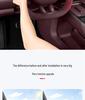 Nio ES8 Steering Wheel Cover: Suede Flocking, Magnetic, Ultra-thin, No-Sew, All-Season, Anti-slip for 26 Models