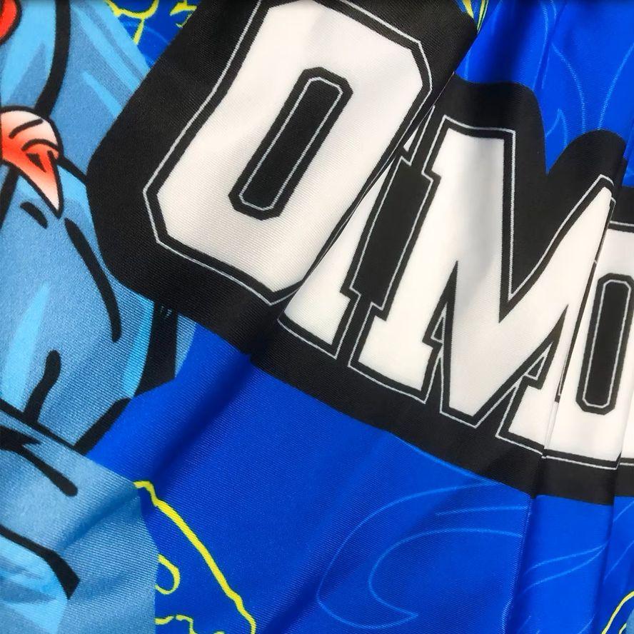 Muay Thai Kickboxen Boxen MMA UFC Karpfenfisch Freizeitshorts Fitnessstudio Sport Unisex Männer Frauen Fitness Workout Schnelltrocknend Druck Elastisch Hohe Taille Training