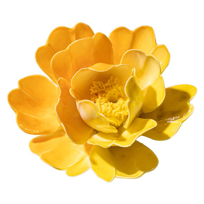 Xichun Handmade Ceramic Flower Incense Holder - Zen Style Ornament