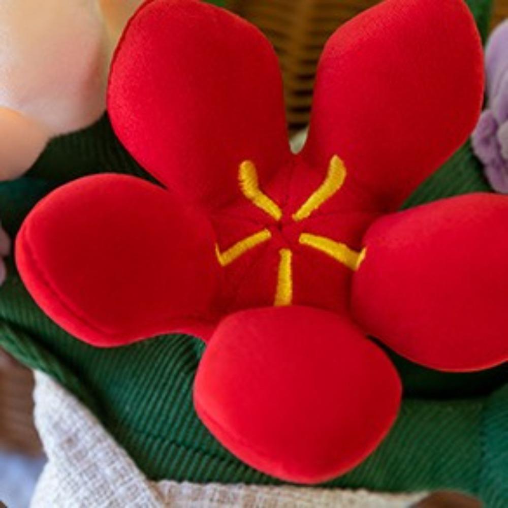 Funny Tulip Potted Plush Toy PP Cotton Succulent Plush Plants Hand Holding Flowers  Sofa Decoration