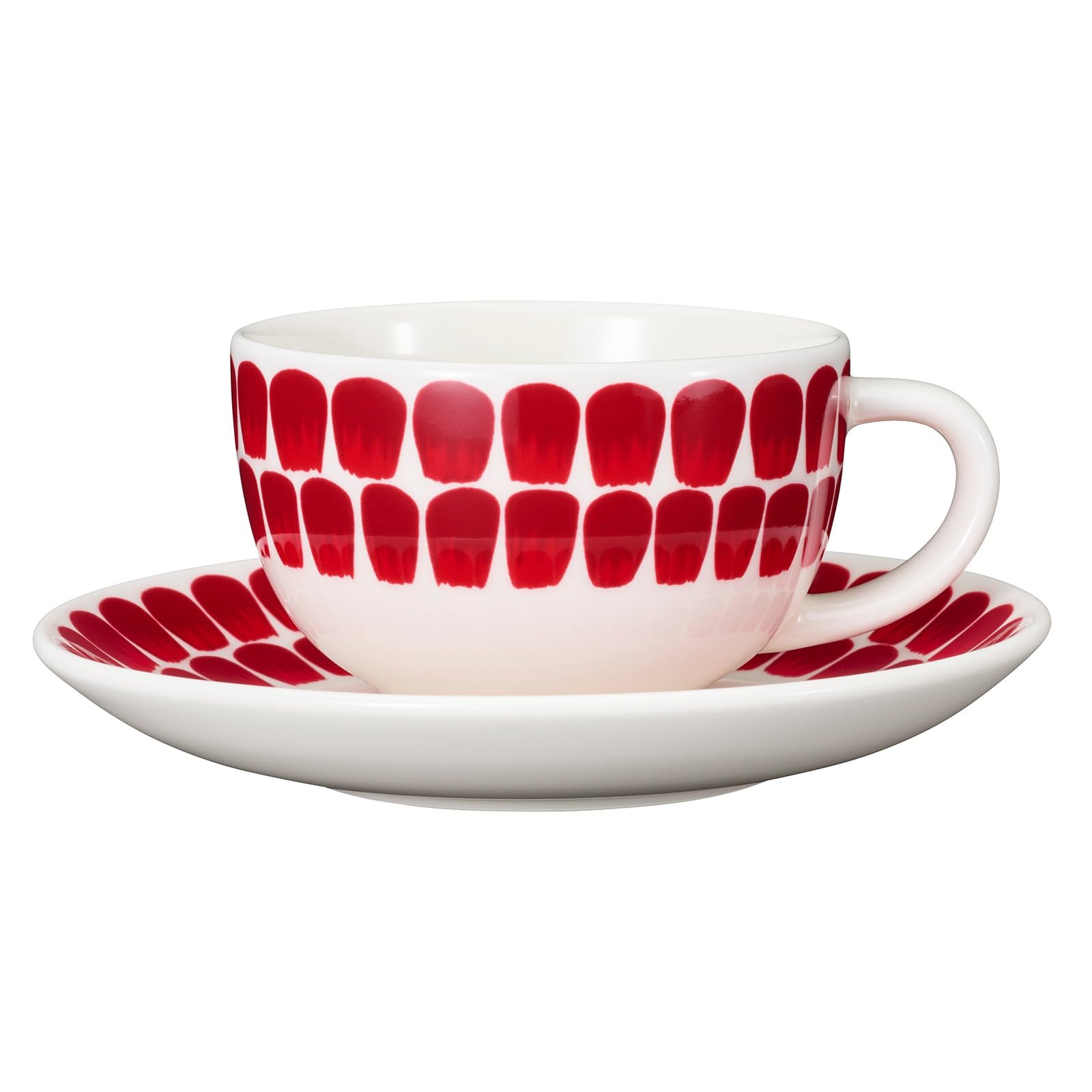 

[Официально импортировано] Чашка и блюдце Arabia 24h Tuokio, Прибл.. 260 мл, Красный, 1075823