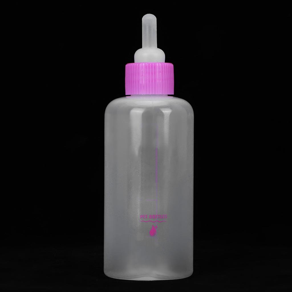 6PCS  Set 60ml Pet Puppy Kitten Feeding Bottle Small Dog Cat Milk Nursing Care Kit