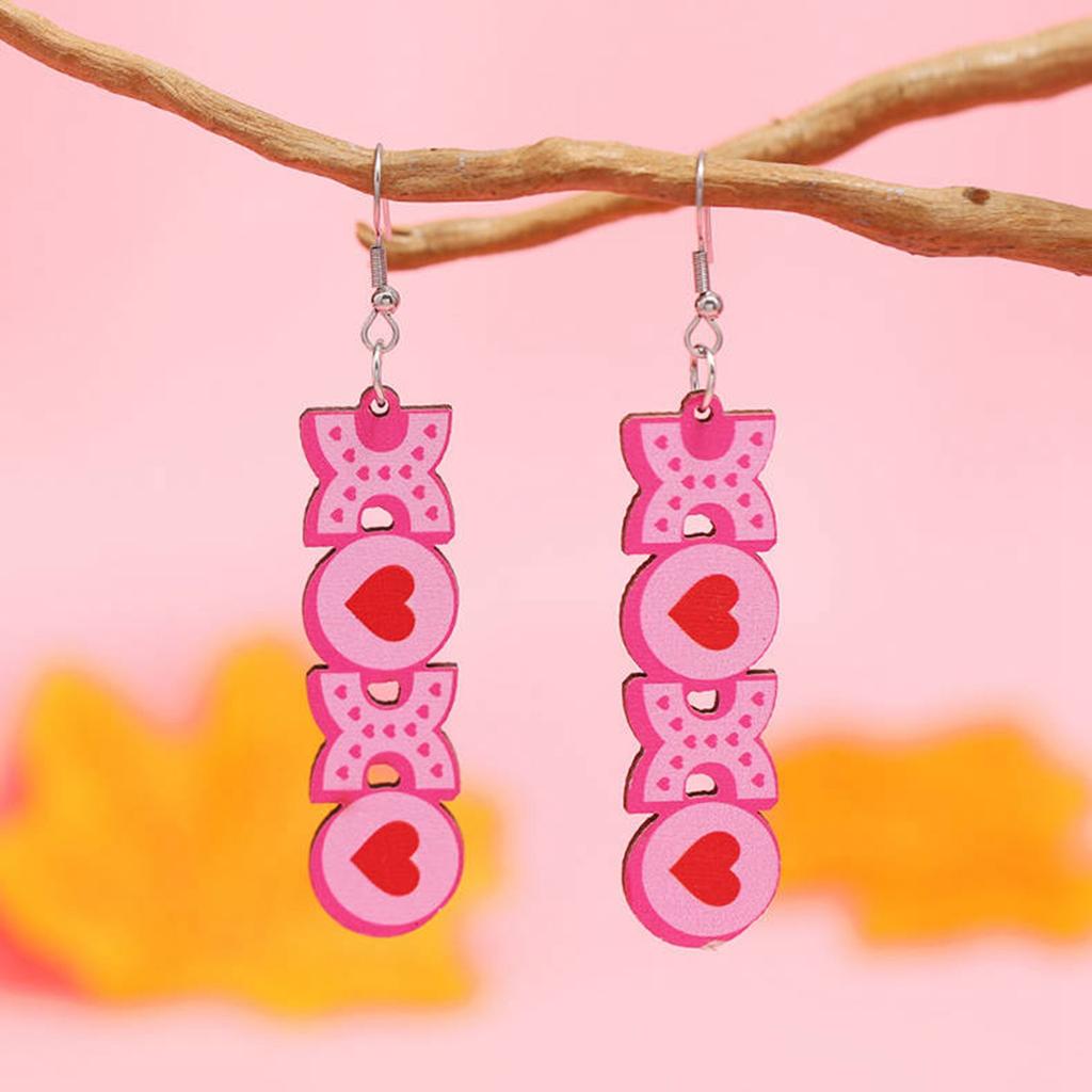 Valentine's Day Pattern Earrings Bring Surprises And Joy On The Holiday Day, Suitable Gifts For Lovers And Relatives.