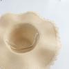 Beach Vacation Beach Straw Hat for Women, Foldable UV Resistant Sunshade Hat