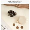 New first-layer cowhide change bag, large-capacity portable jewelry bag, zipper, Japanese coin bag, genuine leather.