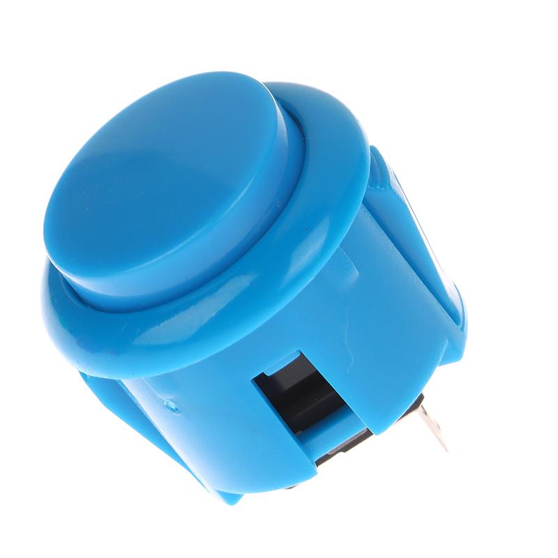 1Pc 24Mm Circle Push Button Micro Switch Game Arcade Controller Joystick Console Diy Kit Arcade Fighting Machine Button