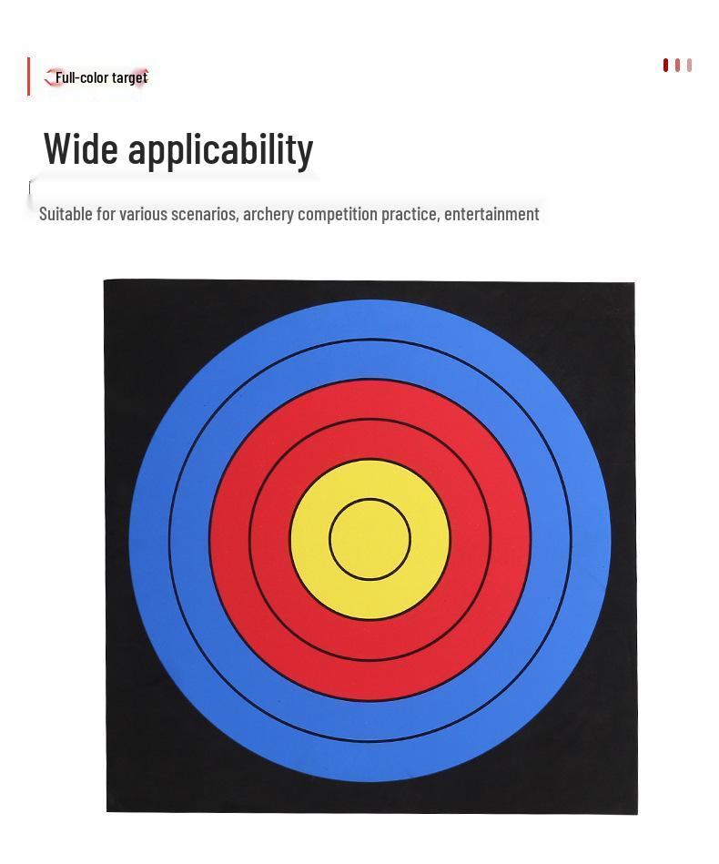 Full-Color EVA Target for Recurve Bow and Arrow Shooting Practice
