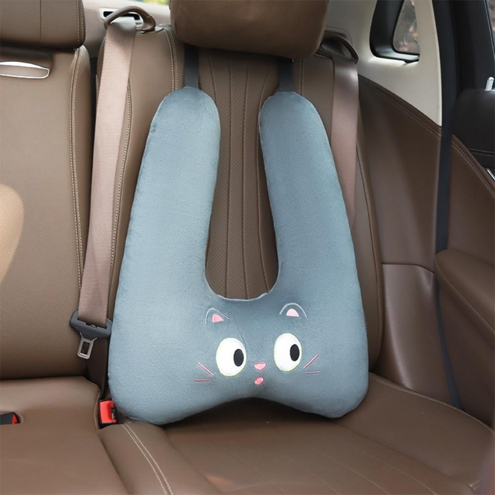 Cartoon Car Seat Cushion Comfortable Seat Belt Cover Kids Car Pillow  Relieve Seat Belt Pressure