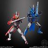 Shodo Kamen Rider Saber Band 1 Shodo Kamen Rider Zero One Süßigkeiten-Spielzeug und Kaugummi-Fahrt. (12 Stück) (Kamen Saber)