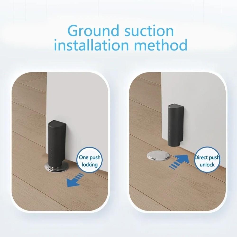 Nail Free Door Bumper Door Protection Prevention Door Stopper Magnetic Door Stopper  Home