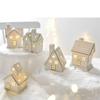 Ceramic Christmas Village Houses White House Figurines New Porcelain Village House  Winter Decor