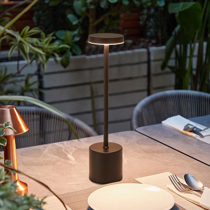 Modern LED Table Lamp Touch Tricolour For Living Room Bedroom Study Room Restaurant Hotel Desktop Decorative Lighting Fixtures