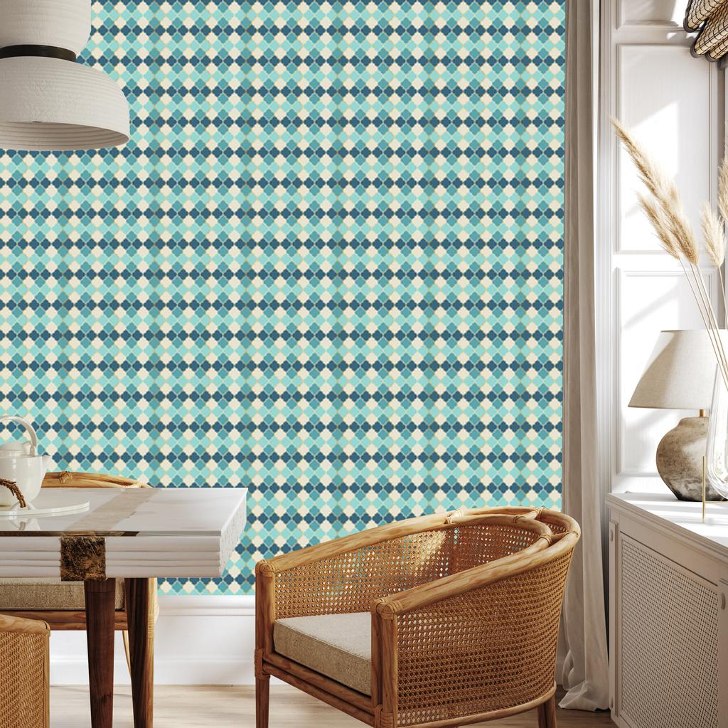 Moroccan wall and mosaic wallpaper for living room and bedroom 50x1000