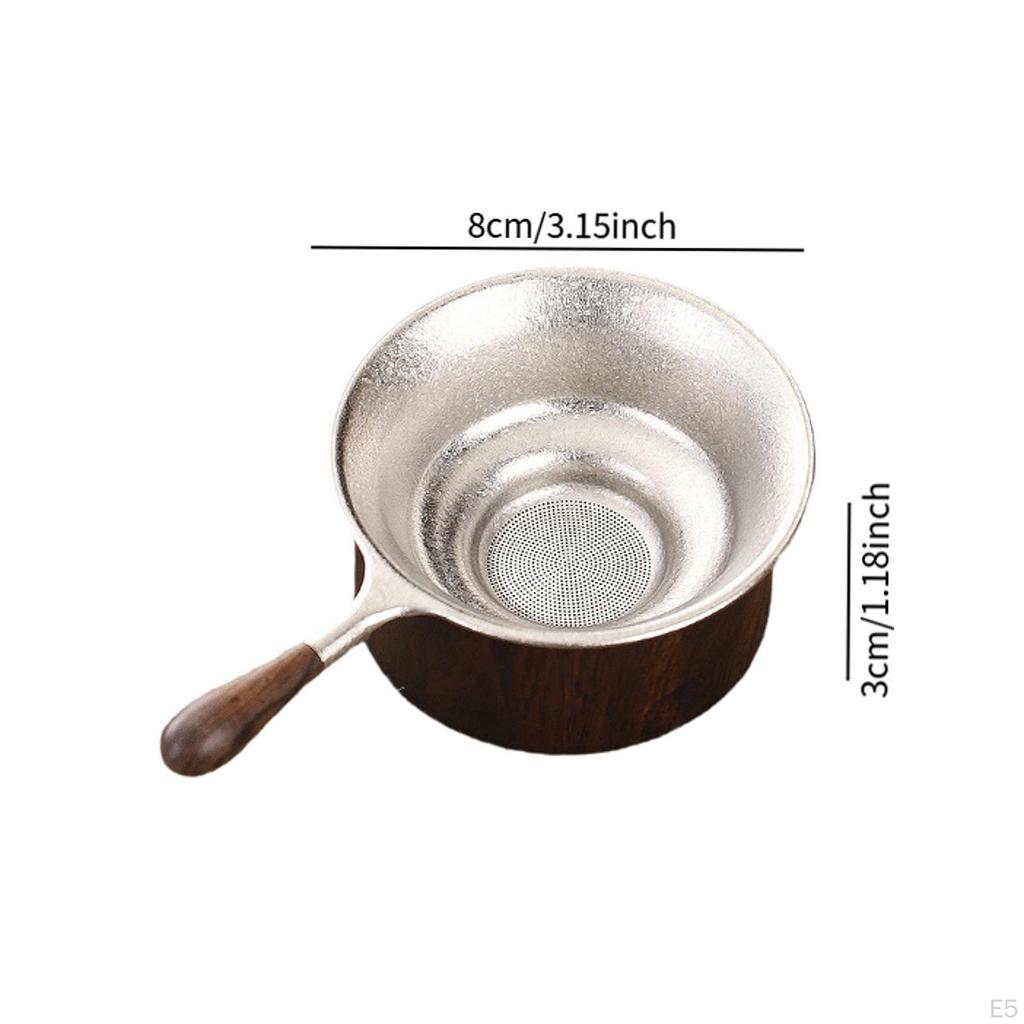 Teinfuser med fint maskenett Solid titansil for kjøkken, soverom, husholdning