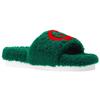 Interlocking Slide Slippers Women's Green 646225 D0L00 3155