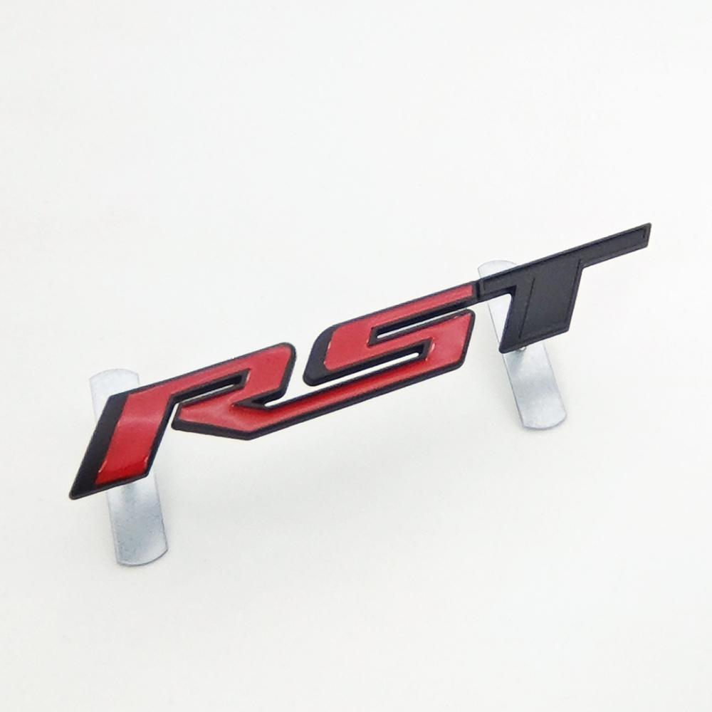 3D kovová samolepka na auto Znak RST Emblem přední mřížky Odznak kufru blatníku Pro Chevrolet Tahoe Silverado Suburban Colorado Příslušenství