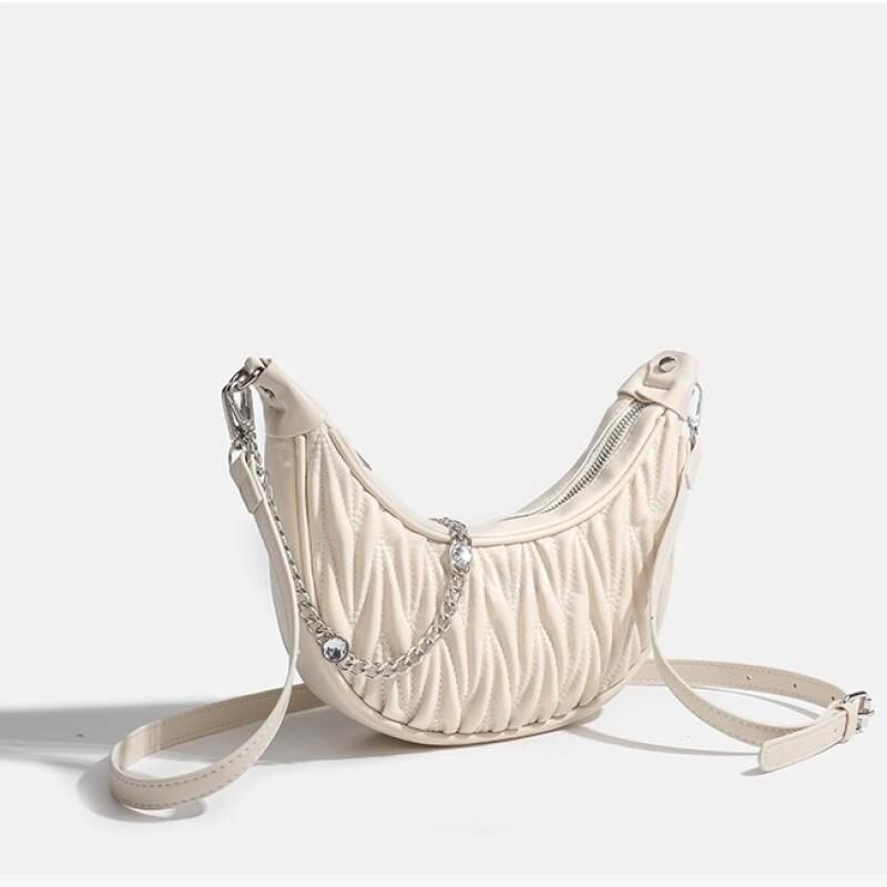 Ny Enkel Damaxelväska Designerväska Trendig Casual Underarmsväska Allmatchande Multifunktionell Kedja Diagonalkorg