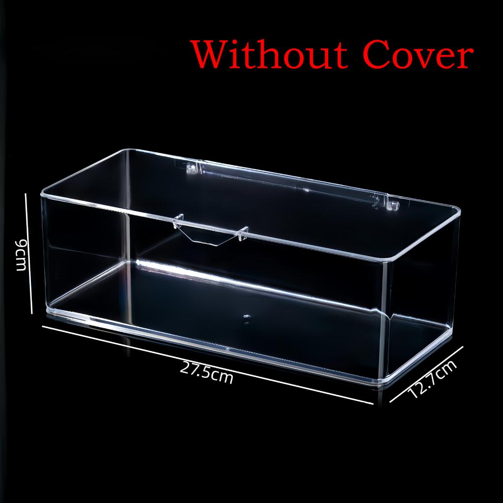 1-10Pcs Transparent Badge Acrylic Storage Box/Rack Dust Protection Storage Box Peripheral Badge Storage Collection Protection