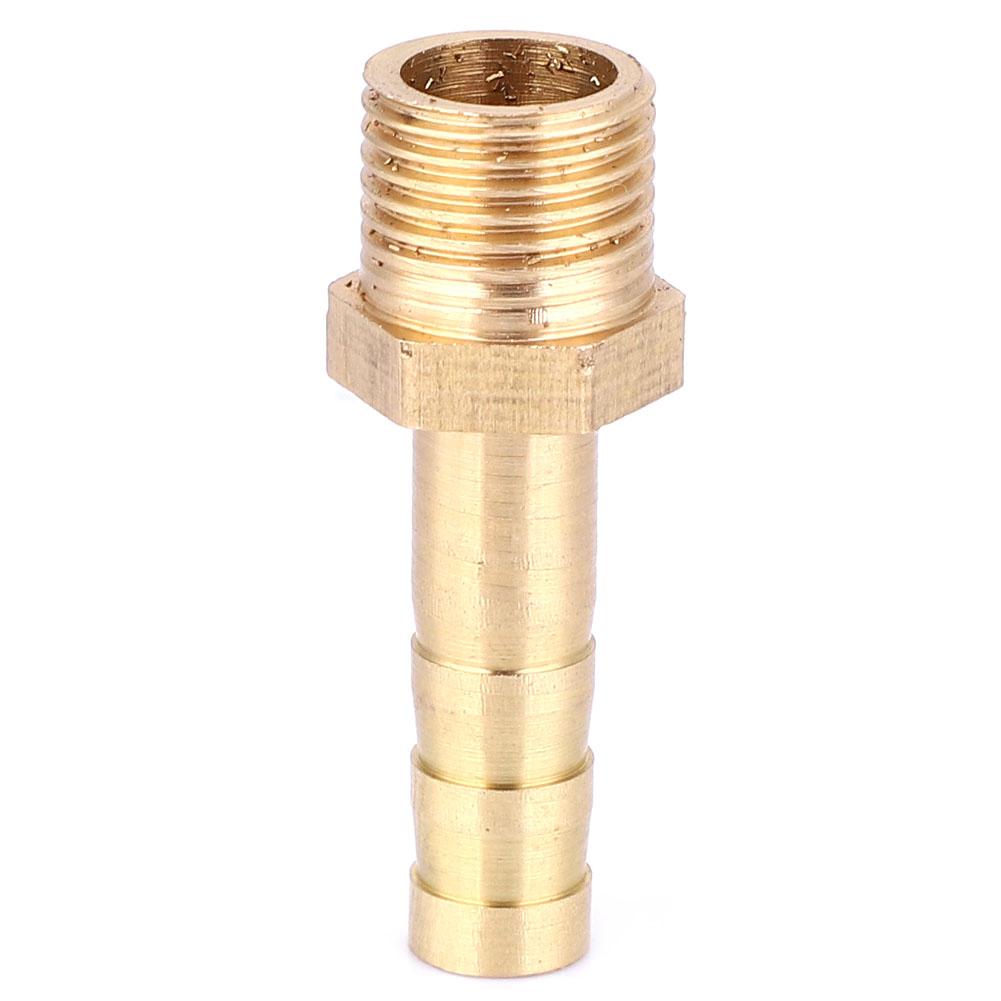 5pcs G1Celsius8 Male Thread Barb Connector Brass Pipe Fitting Connector Joint for Gas Liquid