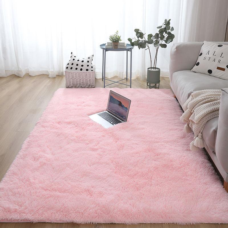 

Large Modern Living Room Carpets White Silky Fluffy Girl Bedroom Bedside Mats House Entrance Mat Home Decoration Furry Soft Rugs 50x80cm Small Size