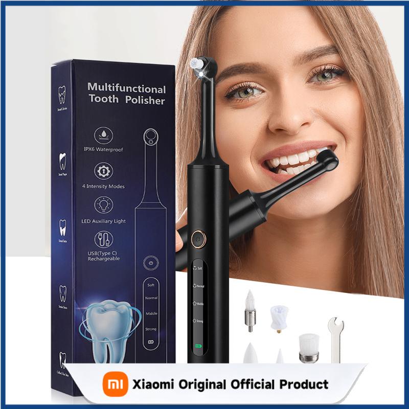 Xiaomi Electric Dental Cleaner Reduce Tartar Plaque Calculus Polisher Oral Cleaning Machine LED Polisher USB Rechargeable Oral Care