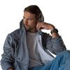 Clique Mens Ottawa Melange Full Zip Hoodie