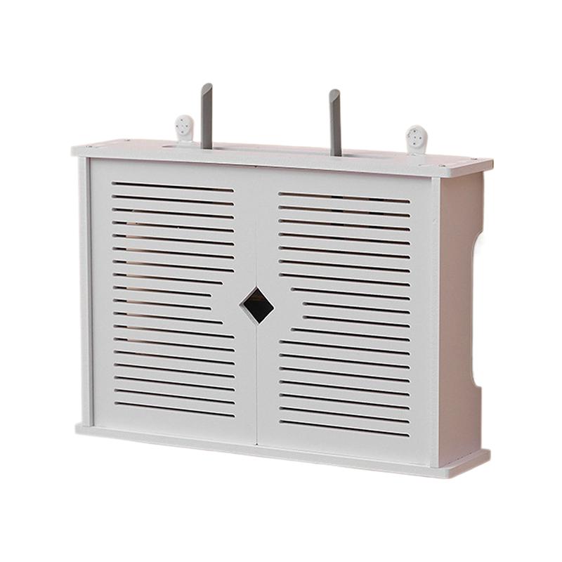 Креативная настенная полка без сверления, большая коробка для хранения беспроводного Wi-Fi роутера, настенный держатель для розетки, органайзер для хранения кабелей A1