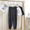 Women Pockets Cargo Harem Pants Female Black Hip Hop Casual Joggers Trousers Fashion Casual Streetwear Pants Plus Size