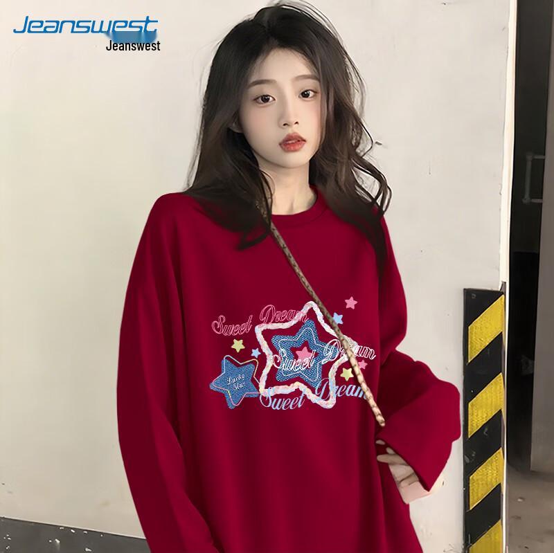 Jeanswest Women's Pure Cotton Long Sleeve T-shirt