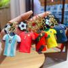 World Cup Soccer Jersey Keychain, Outdoor Sports Series Car Keychain, Doll Bag Charm Creative Small Gift