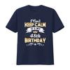48 Years Old shirt I Can t Keep Calm It s My 48th Birthday vintage Washed fashion homme Versatile streetwear graphic Breathable