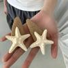 Korean Style Starfish Hair Clip Summer Weaving Style Barrette Straw Hat Hairpin  Hair Accessories
